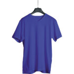 V Yaka Tişört 145 Gr. S-M-L-XL-XXL